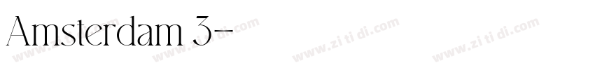 Amsterdam 3字体转换